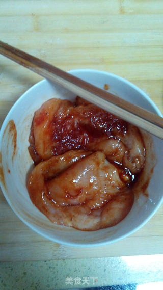 千岛鸡肉寿司的做法步骤:4