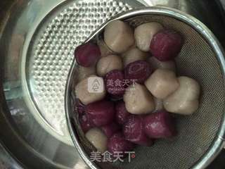 紫薯西米芋圆的做法步骤:10