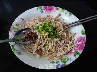 椒麻鸡丝的做法步骤:7