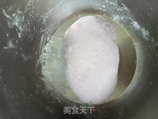 紫薯玫瑰花抱蛋煎饺的做法步骤:5