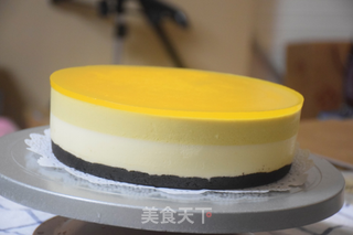 夏日清凉——芒果酸奶芝士慕斯蛋糕的做法步骤:33