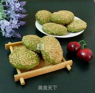 抹茶芋泥饼的做法步骤:9