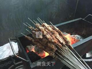 烤羊肉串的做法步骤:7