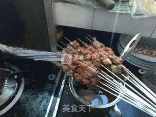 烤羊肉串的做法步骤:8