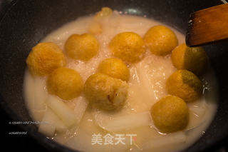 上汤手打鱼肉塞面筋的做法步骤:19