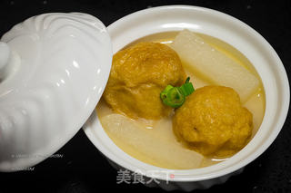 上汤手打鱼肉塞面筋的做法步骤:20