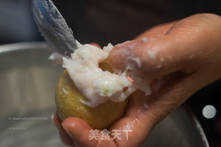 上汤手打鱼肉塞面筋的做法步骤:10