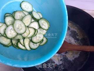 虾皮黄瓜皮蛋汤的做法步骤:12