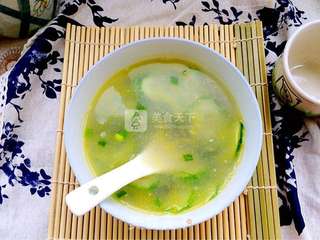 虾皮黄瓜皮蛋汤的做法步骤:16