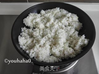 香菇酱炒饭的做法步骤:3