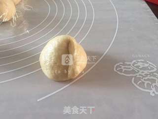 水蜜桃造型面包的做法步骤:9