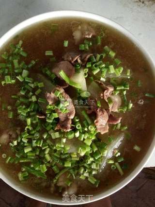 羊肉冬瓜汤的做法步骤:4