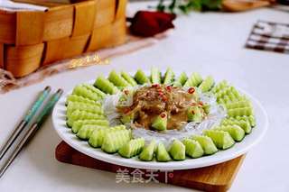 麻酱黄瓜拌粉丝的做法步骤:9