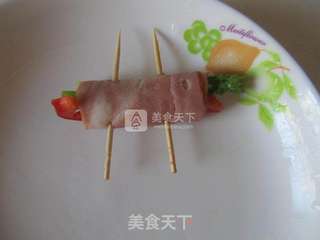 培根芦笋卷 的做法步骤：6