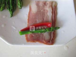 培根芦笋卷 的做法步骤：5