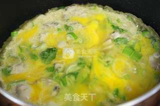 生蚝鸡蛋饼的做法步骤:15