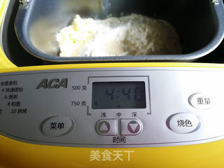 鸡蛋牛奶吐司(一键式)的做法步骤:7