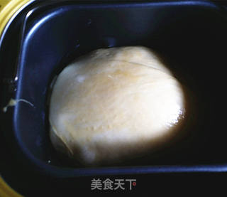 鸡蛋牛奶吐司(一键式)的做法步骤:9