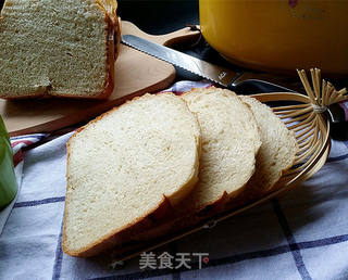 鸡蛋牛奶吐司(一键式)的做法步骤:12