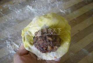 南瓜豆沙包的做法步骤:7