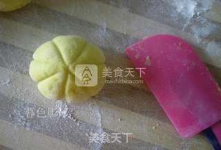 南瓜豆沙包的做法步骤:9