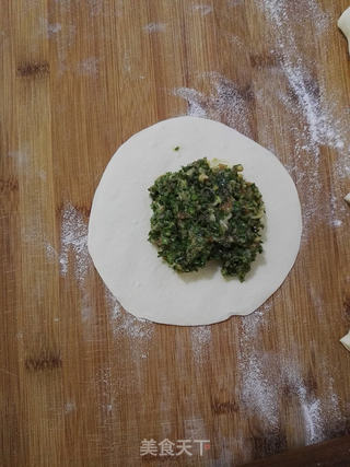 韭菜猪肉馅饼的做法步骤:11