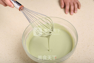 抹茶蜜豆慕斯的做法步骤:6