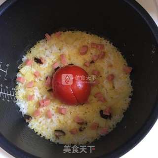 番茄土豆焖饭(电饭锅懒人版)的做法步骤:2