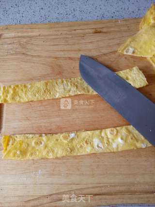 蛋饼花的做法步骤:6
