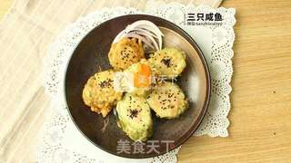 苦瓜酿土豆泥的做法步骤:12