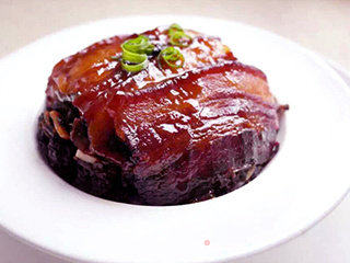 家常版 梅干菜扣肉的做法步骤:13