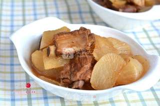 白萝卜炖排骨的做法步骤:6