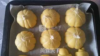 豆沙南瓜面包的做法步骤:14