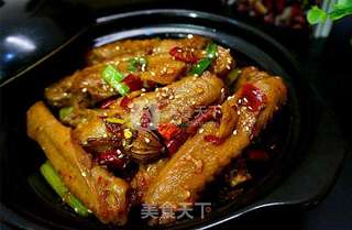 干锅香辣鸭翅的做法步骤:18