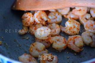 鲜虾牛油果烤南瓜沙拉的做法步骤:6