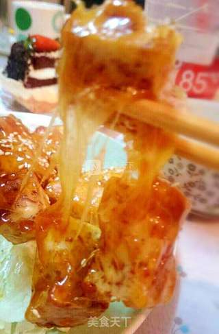 拔丝芋头的做法步骤:8
