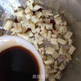 酸辣藕丁的做法步骤:9