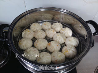 胡萝卜蒸包的做法步骤:12