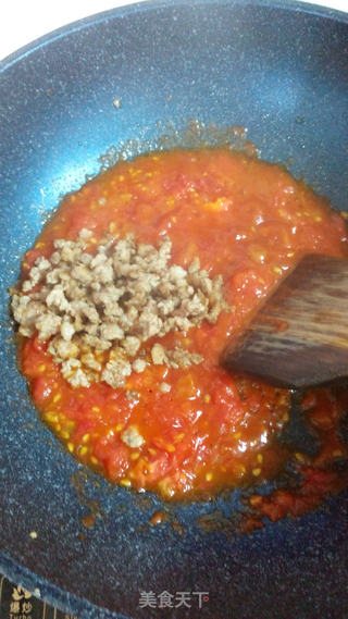 番茄肉酱意面的做法步骤:13