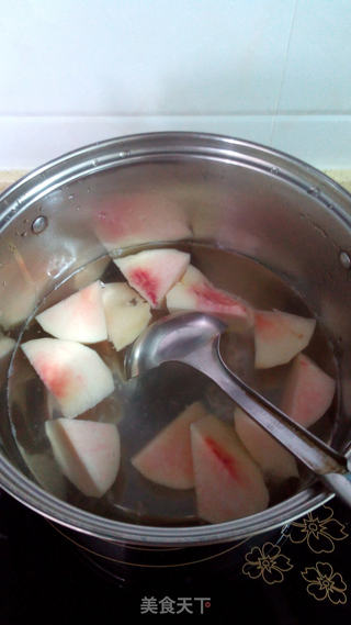 清凉蜜桃饮的做法步骤:6