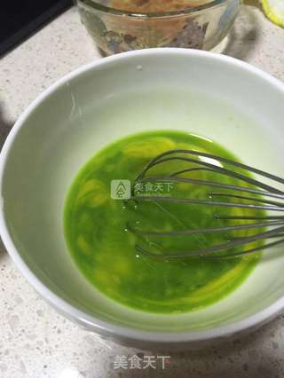 菠菜干贝蒸蛋的做法步骤:3