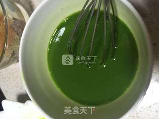 菠菜干贝蒸蛋的做法步骤:4