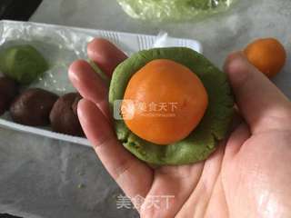桃山皮月饼的做法步骤:7