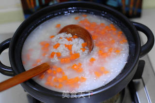 鸡肉培根蔬菜粥的做法步骤:4