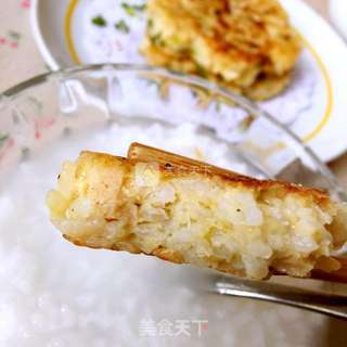 香煎米饭饼的做法步骤:5