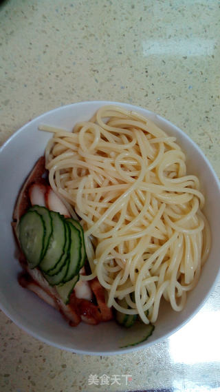 烤鸡肉意面沙拉的做法步骤:7
