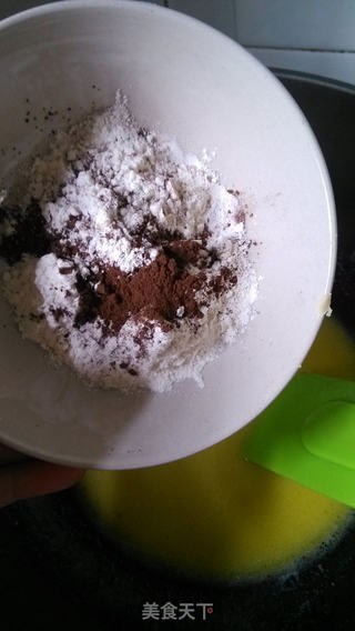 可可泡芙塔的做法步骤:2