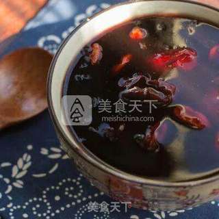 红糖红枣黑米粥的做法步骤:4