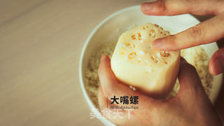 滋补红糖糯米藕丨大嘴螺的做法步骤:3