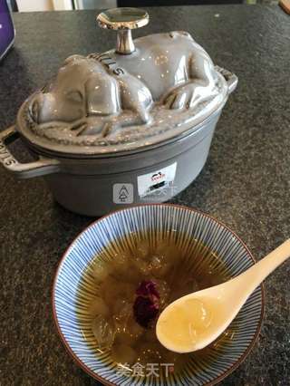清甜味儿来自玫瑰红糖皂角米的做法步骤:5